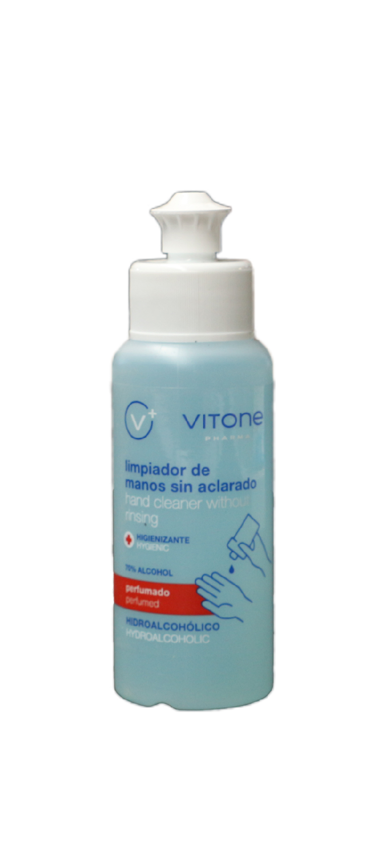 Álcool Gel mãos VITONE - 100 ml (CMDMV100)